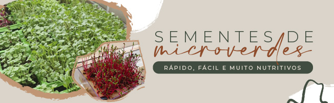 sementes de microverdes