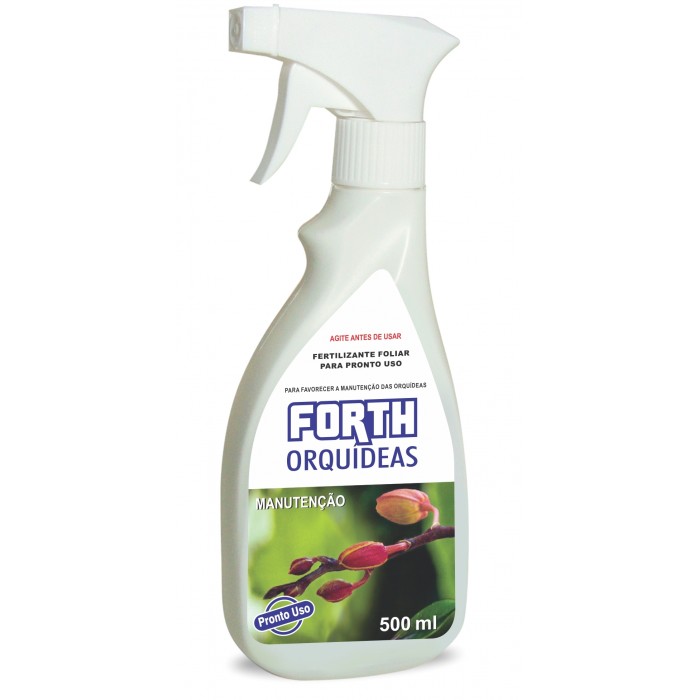 Fertilizante Forth Orquídeas Manutenção deve ser utilizado quando a planta está sem flor
