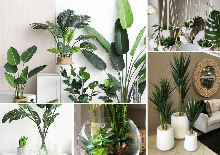 Plantas artificiais para decoração: dicas e onde comprar - Blog da Plantei